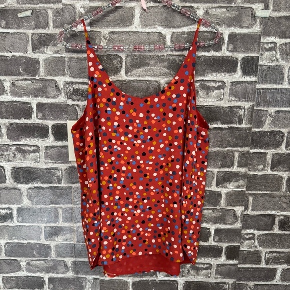 NWT Loft cami blouse polka dot shirt top - Picture 9 of 9